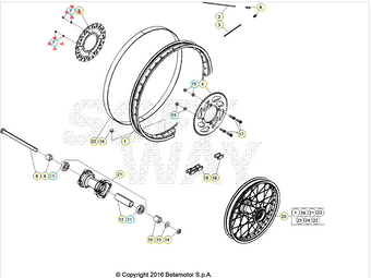 compare product Vite disco freno Beta RR 50 2T Enduro/Motard (2012-2025) OEM 3130476000