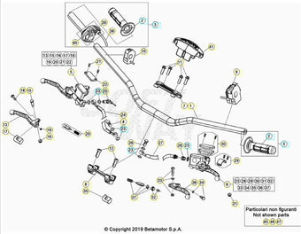 compare product VITE M10.25 TESTA BASSA fissaggio riser manubrio Beta RR 2T-4T 2005/2024