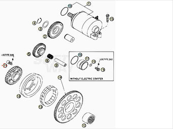 compare product Vite M6X10 Beta RR 400 / 450 / 520 4T (2005-2009) OEM 3625066000