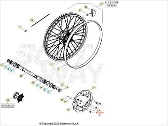 compare product Vite per disco freno M6X14mm Beta RR 125-200-250-300 2T RR 350-390-400-430-450-480-498 4T 2013/2026 originale