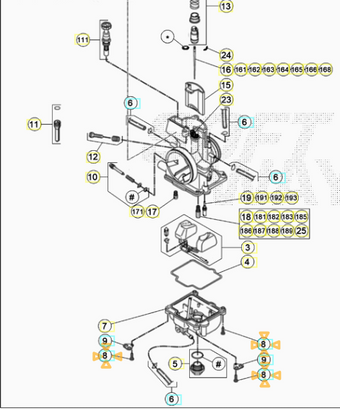 compare product Vite vaschetta carburatore Beta RR 2T 125-200-250-300 2015/2023 Xtrainer 2015/2023